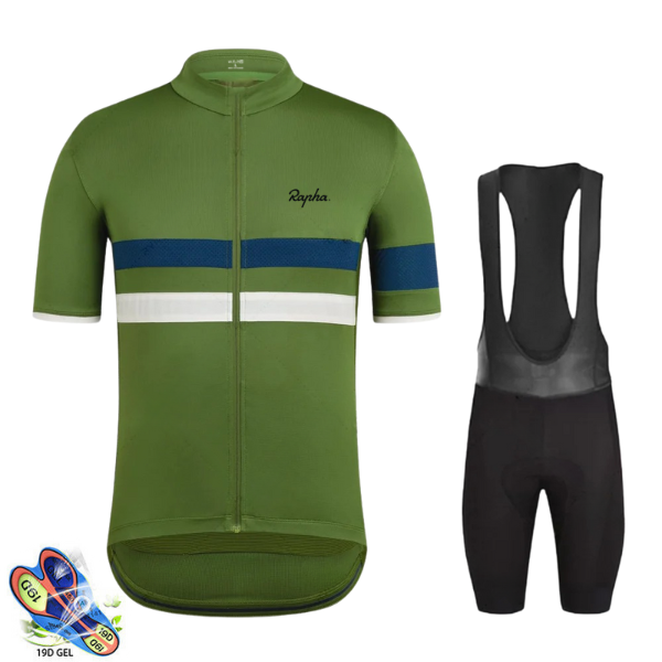 Rapha PRO - Zeleni kolesarski set