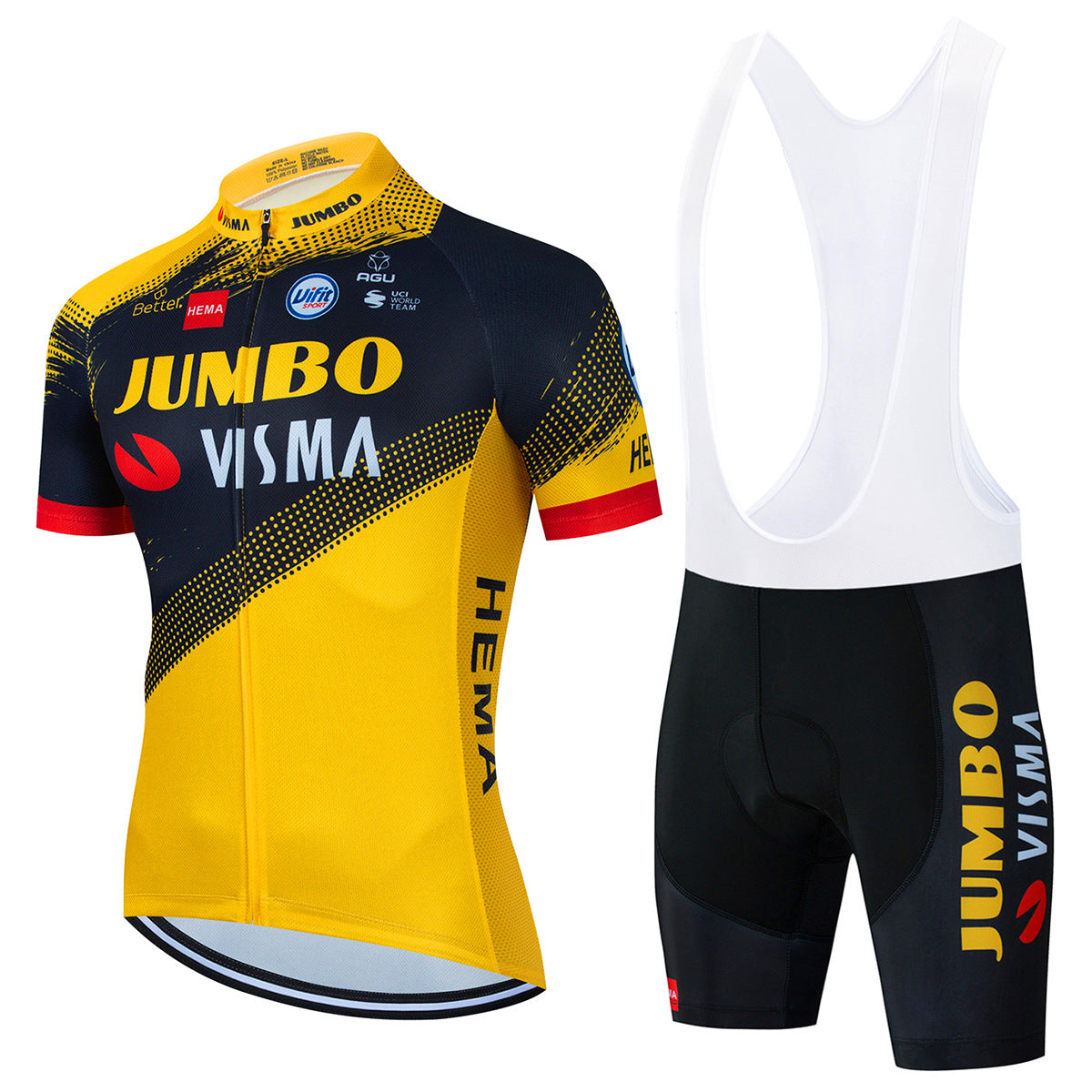 Jumbo Visma - Profesionalna kolesarska majica