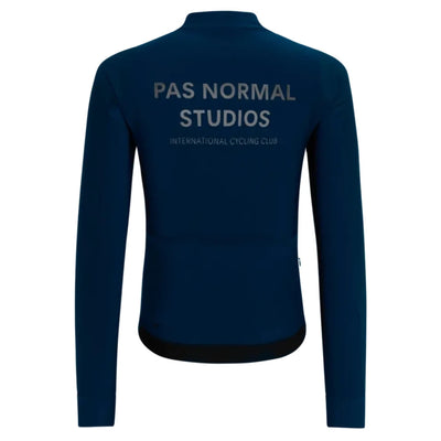 Psn™ - Mehanizem Thermo Dolg Rokav Trikot - Modra